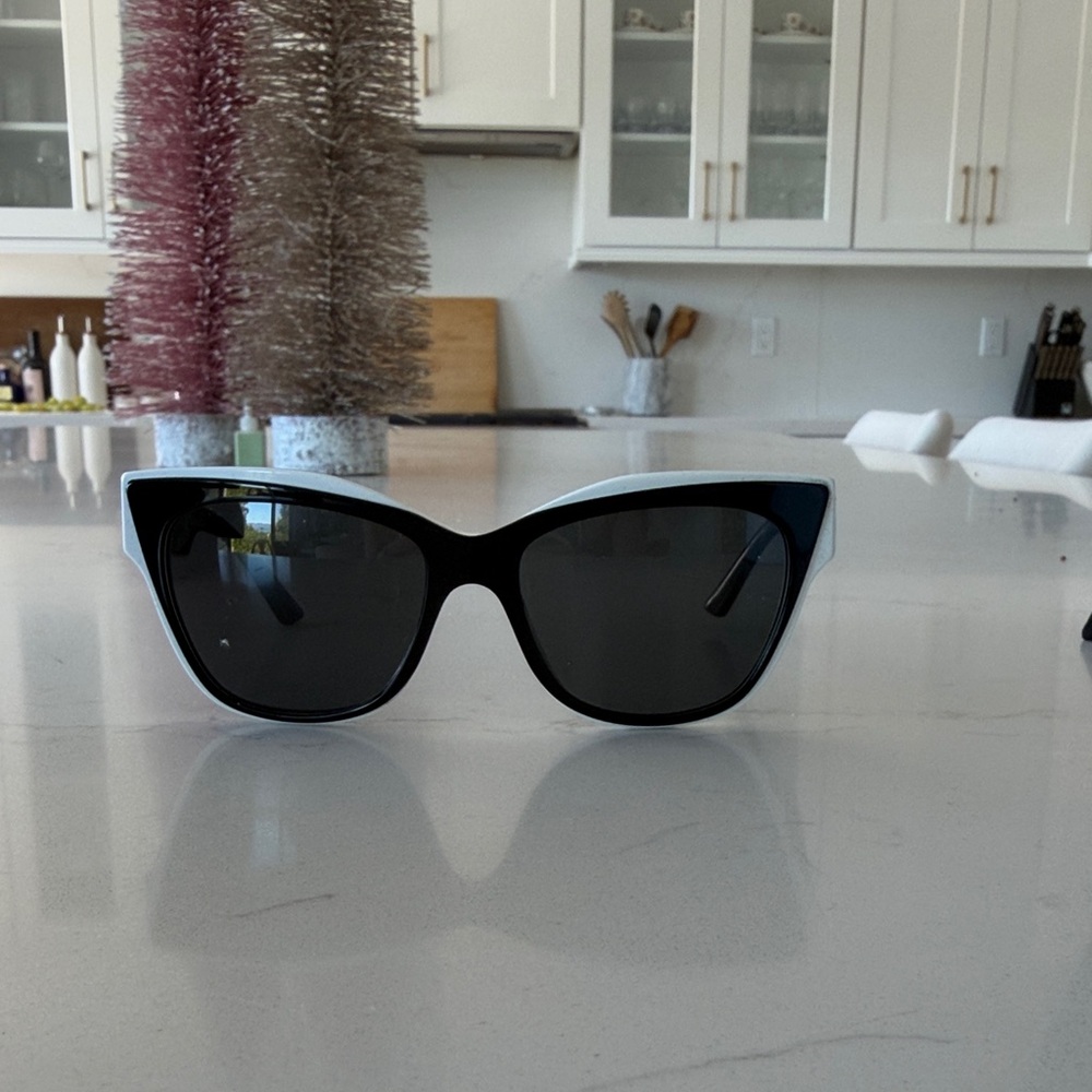 Prada Black and White Sunglasses